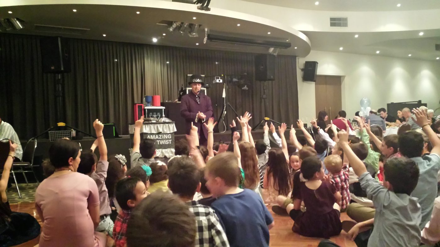 Full stage show with large audience